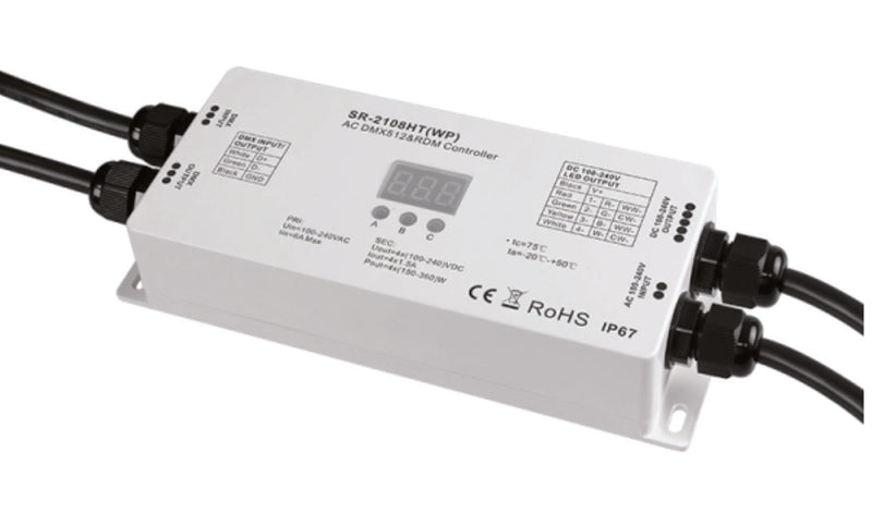 DR SERIES LED Drivers /Controllers - DR-DMX-120-4CH-DEC