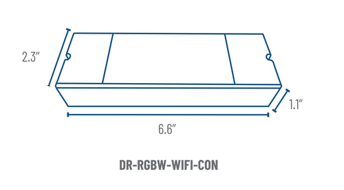 DR-RGBW-WIFI-CON - RF / WIFI  RGBW CONTROLLER