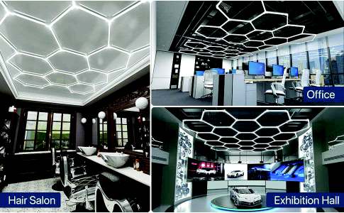 HEXAGON LED CEILING LIGHTS