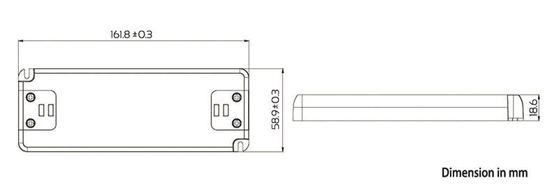 DR-12VDC - NON-DIMMABLE LED DRIVERS
